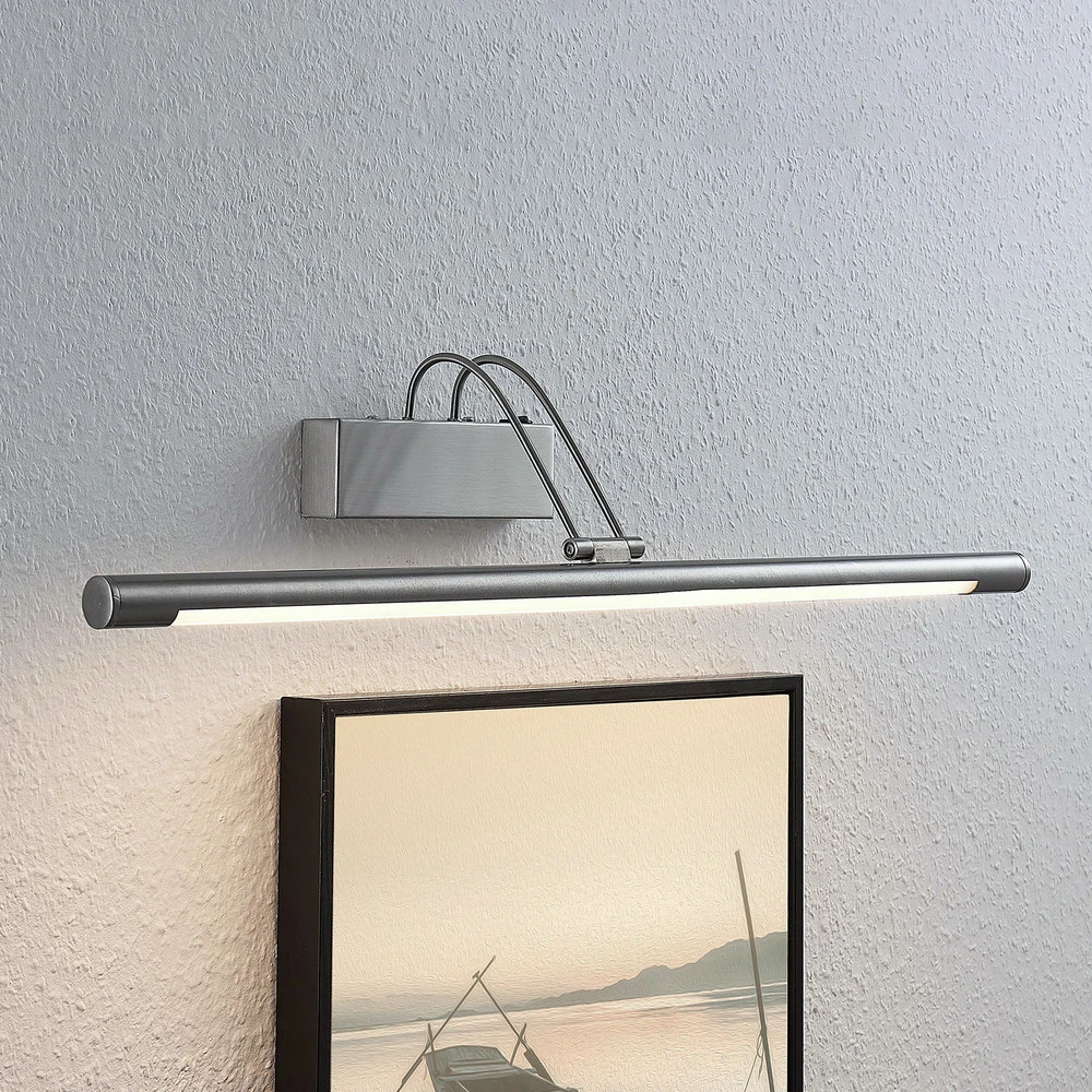 Applique encastrable Applique tableau LED Mailine interrupteur, nickel