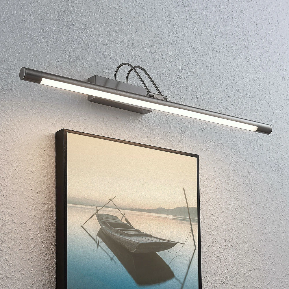 Applique encastrable Applique tableau LED Mailine interrupteur, nickel