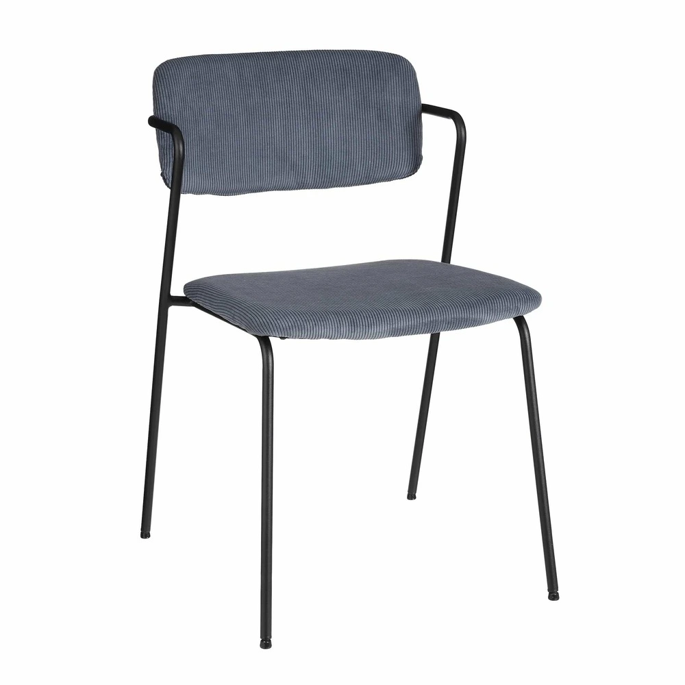 Applique encastrable Mica decorations stoel nanet - 56x52.5x80 cm - velours - bleu