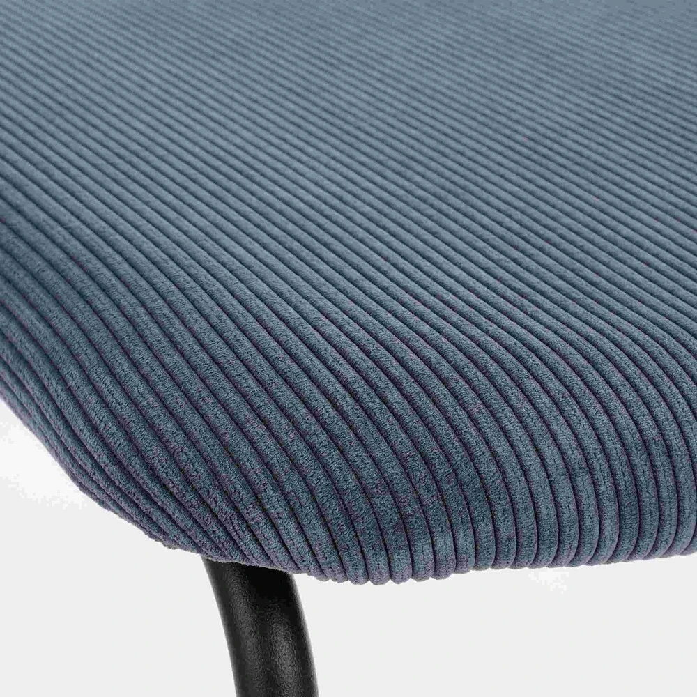 Applique encastrable Mica decorations stoel nanet - 56x52.5x80 cm - velours - bleu
