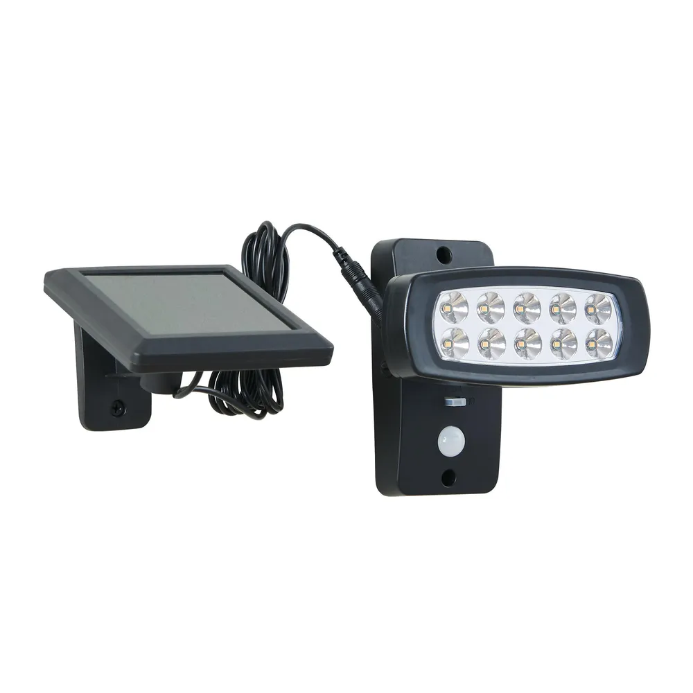 Applique extérieure plastique noir PALIZZI LED INT 1X2W pour éclairage de lecture