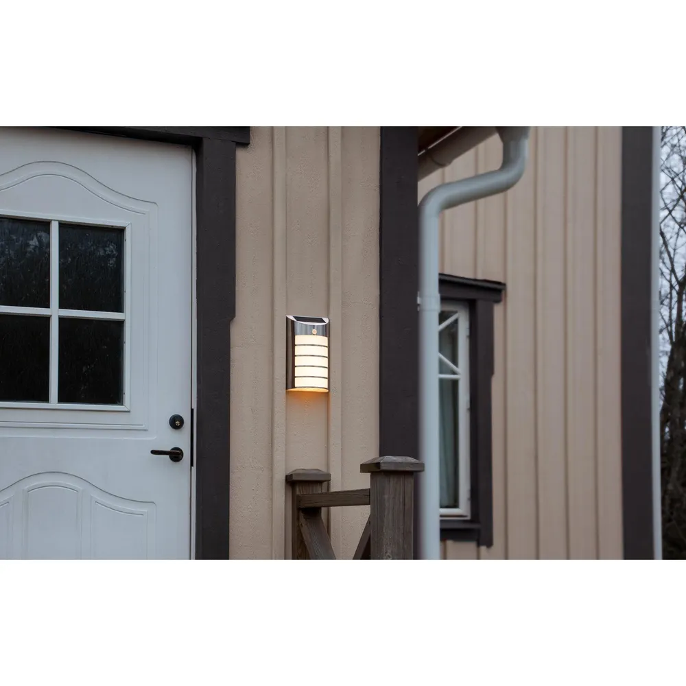 Applique à LED intégrée Applique extérieure métal argenté Z_SOLAR LED INT 1X0,06W