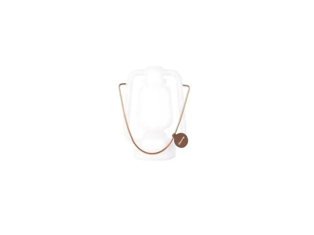 Lampe de table effet flamme blanche 22 cm - Storm Réduit
