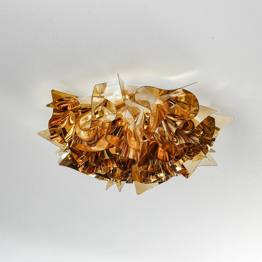 Slamp Veli Réduit plafonnier designer Ø 32 cm doré