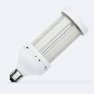 Luminaire linéaire industriel Ampoule LED Éclairage Public Corn E27 45W IP65 Blanc Doux 2700K