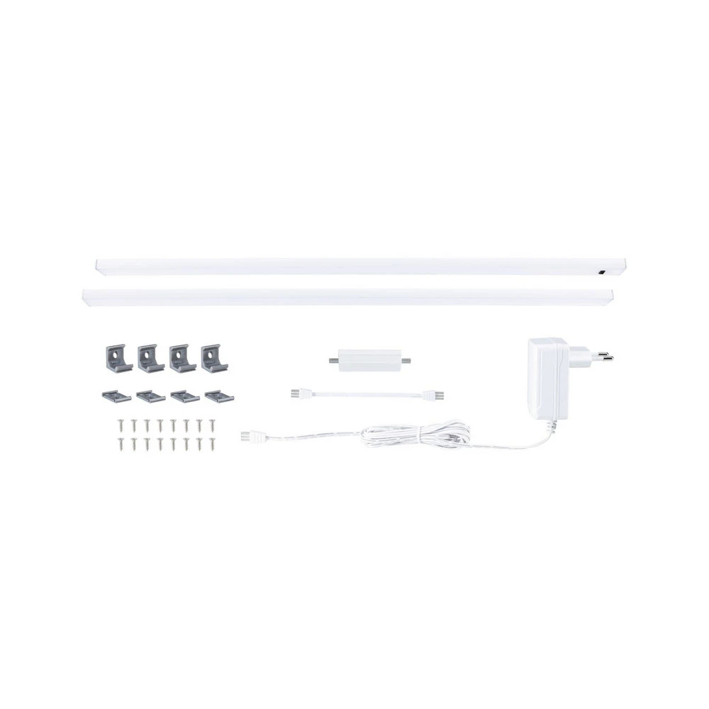 Paulmann lampe sous meuble Inline set de démarrage 2 pièces blanc 55 cm CCT pour miroir de salle de bain
