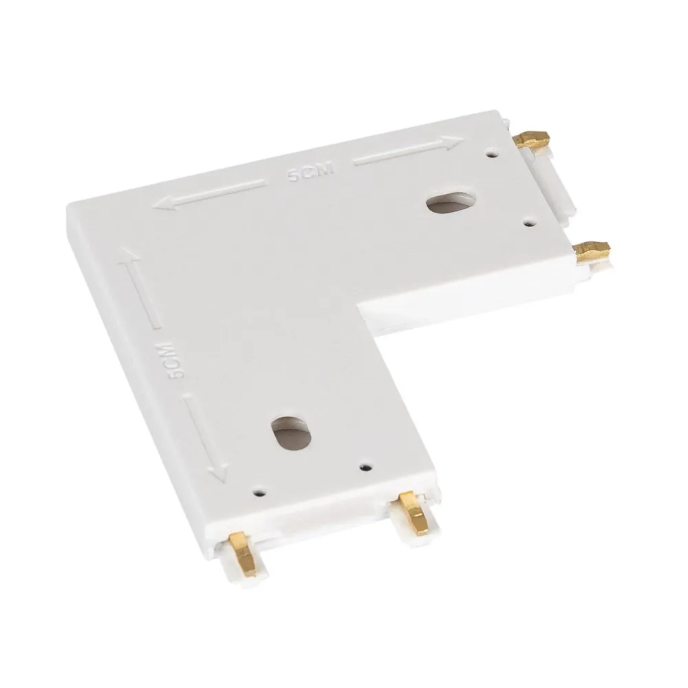 Connecteur en angle 25mm pour rail LED magnétique 48V en surface