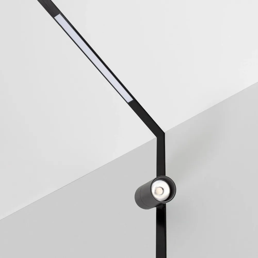 Connecteur en L Vertical pour Rail Magnétique Intégré de 20mm