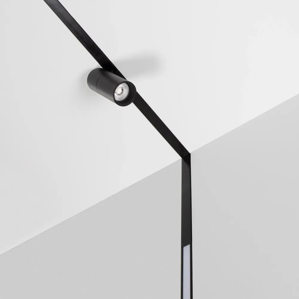 Connecteur en L Vertical pour Rail Magnétique Intégré de 20mm