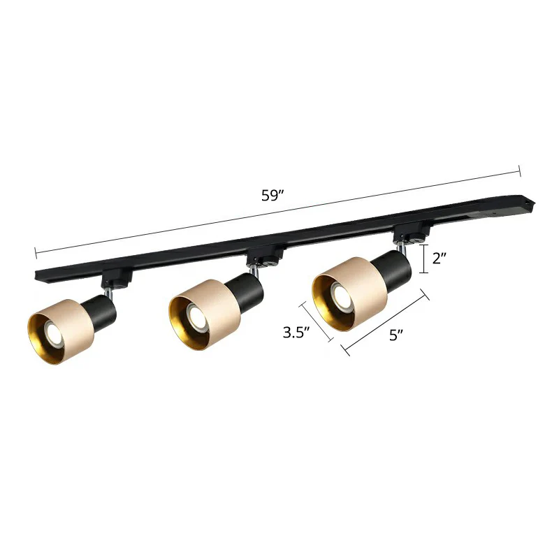 Luminaire sur rail en métal en forme de Grenade, éclairage Semi-monté de Style actuel pour le salon
