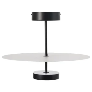 Metal LED Pendant Lamp Remote Noir jais AFRAM
