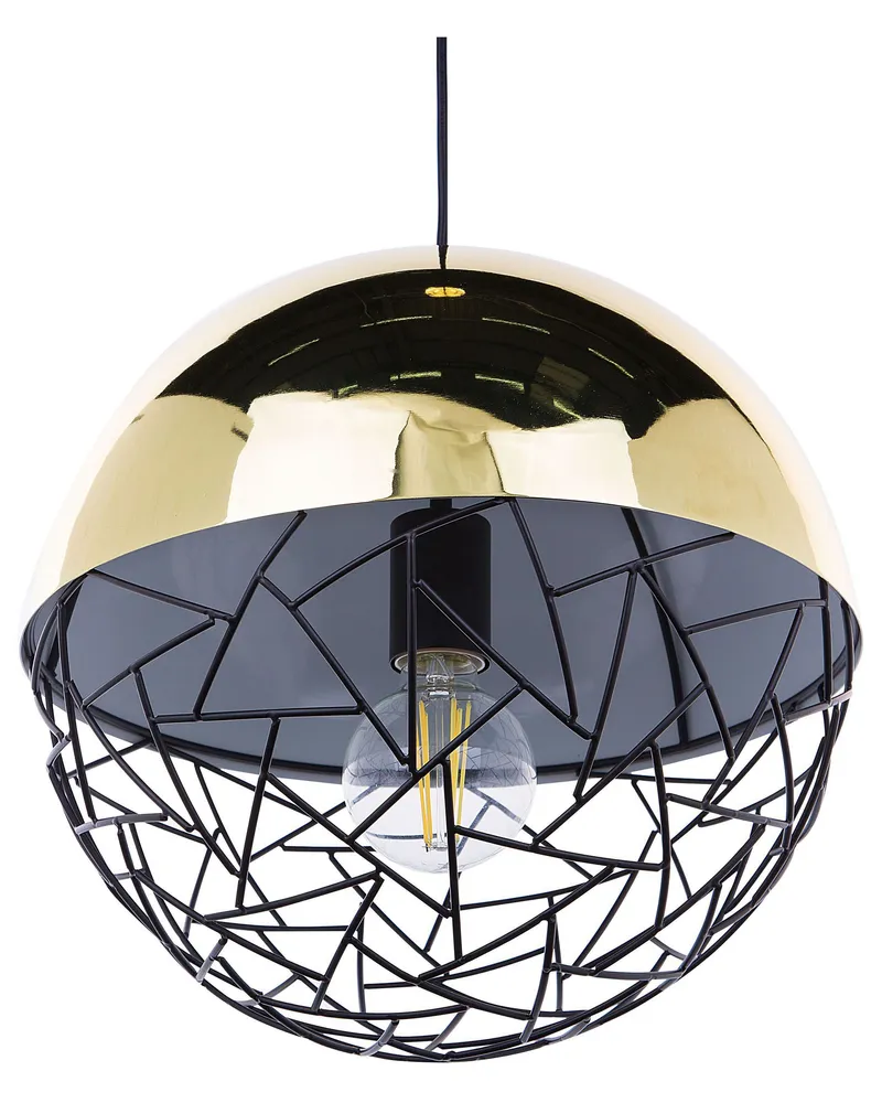 Metal Pendant Lamp Doré PADMA