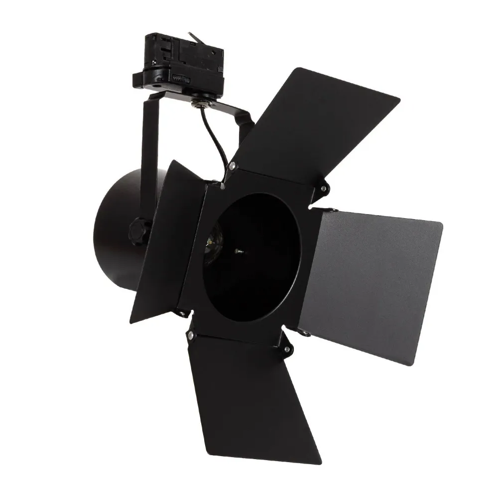 Projecteur à Douille Triphasé sur Rail pour Ampoule LED PAR30 E27