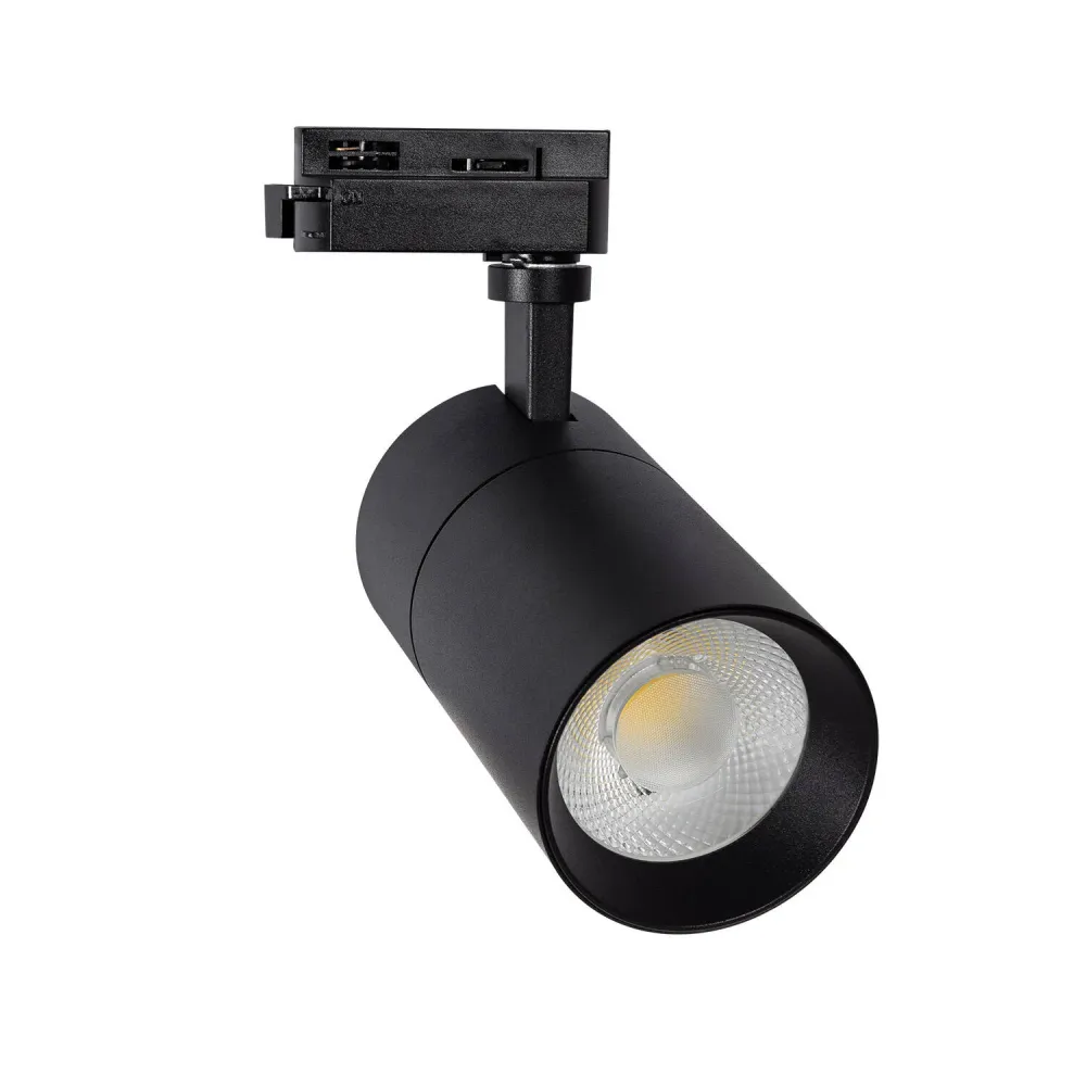 Projecteur LED 30W sur rail monophasé ajustable avec température de couleur réglable