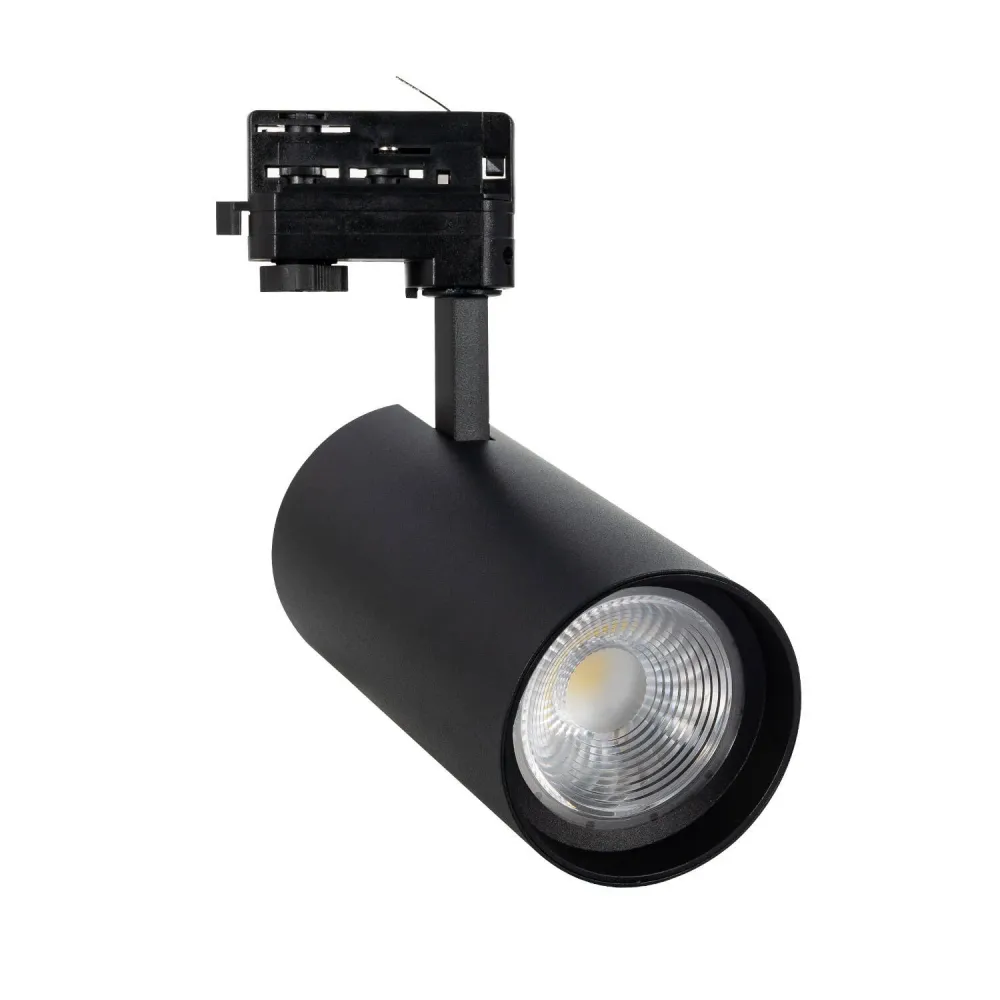 Projecteur LED rail triphasé 40W d'Angelo CCT PHILIPS Xitanium 15-36º Noir