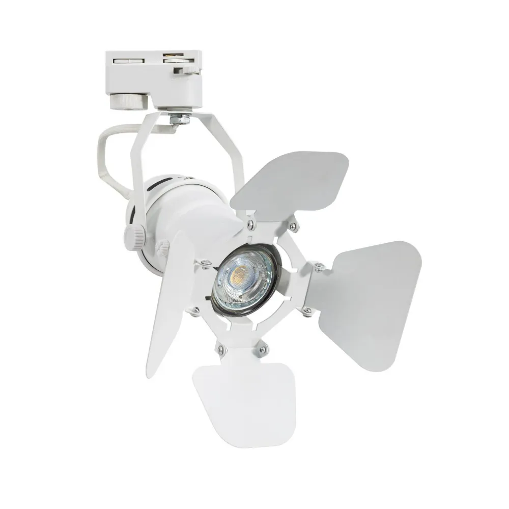 Projecteur sur rail triphasé Cinema Kurangna adapté pour ampoule GU10