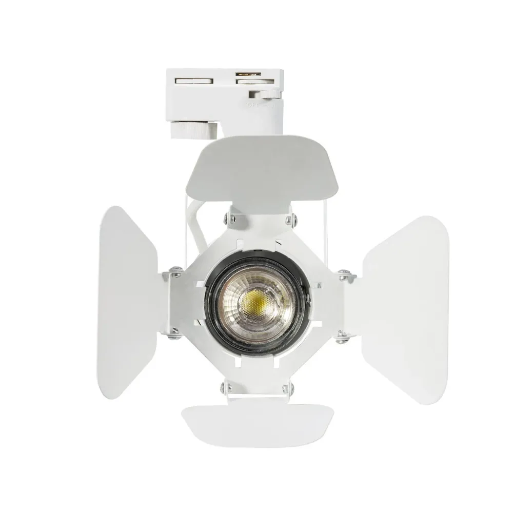 Projecteur sur rail triphasé Cinema Kurangna adapté pour ampoule GU10