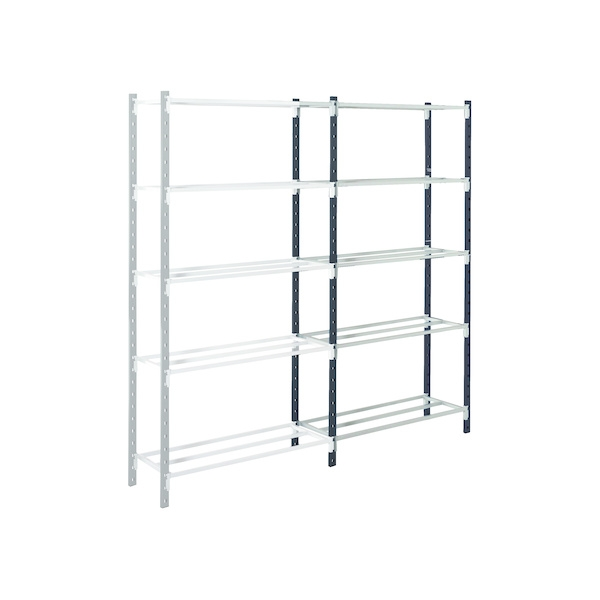 Rayonnage fin élément de départ KIT FLIP - 1000 x 2000 x 500 mm - 217 kg - MANORGA