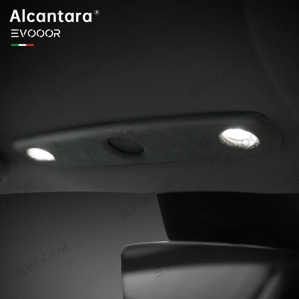 2024+ Tesla Model 3 Highland Couvercle de lampe de lecture avant en Alcantara