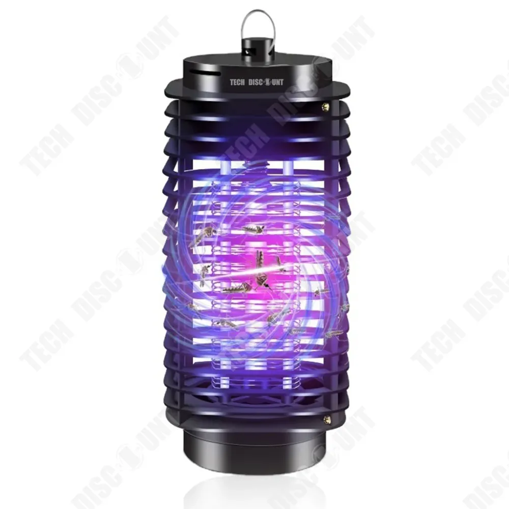 TD® 2PCS Piège anti-moustique et anti-mouche électrique Tueur de Moustique, mouches LED Lampe UV Protection non toxique an...