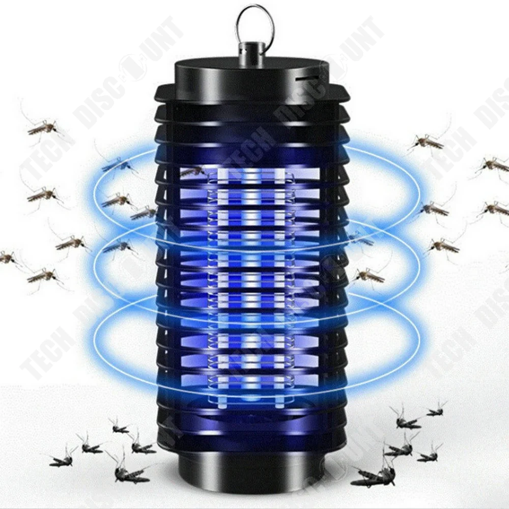 TD® 2PCS Piège anti-moustique et anti-mouche électrique Tueur de Moustique, mouches LED Lampe UV Protection non toxique an...