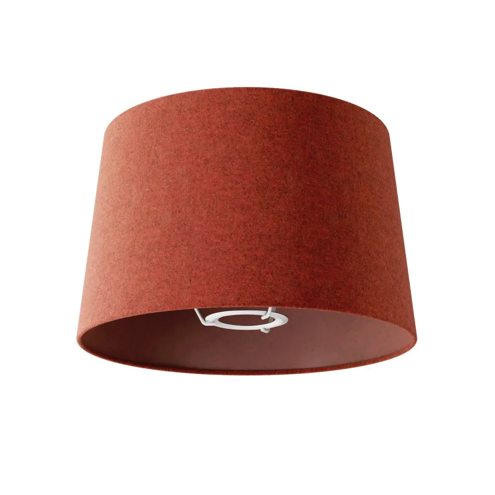 Abat-jour Athena avec douille E27 pour lampe de table - Fabriqué en Italie - Laine écrevisse