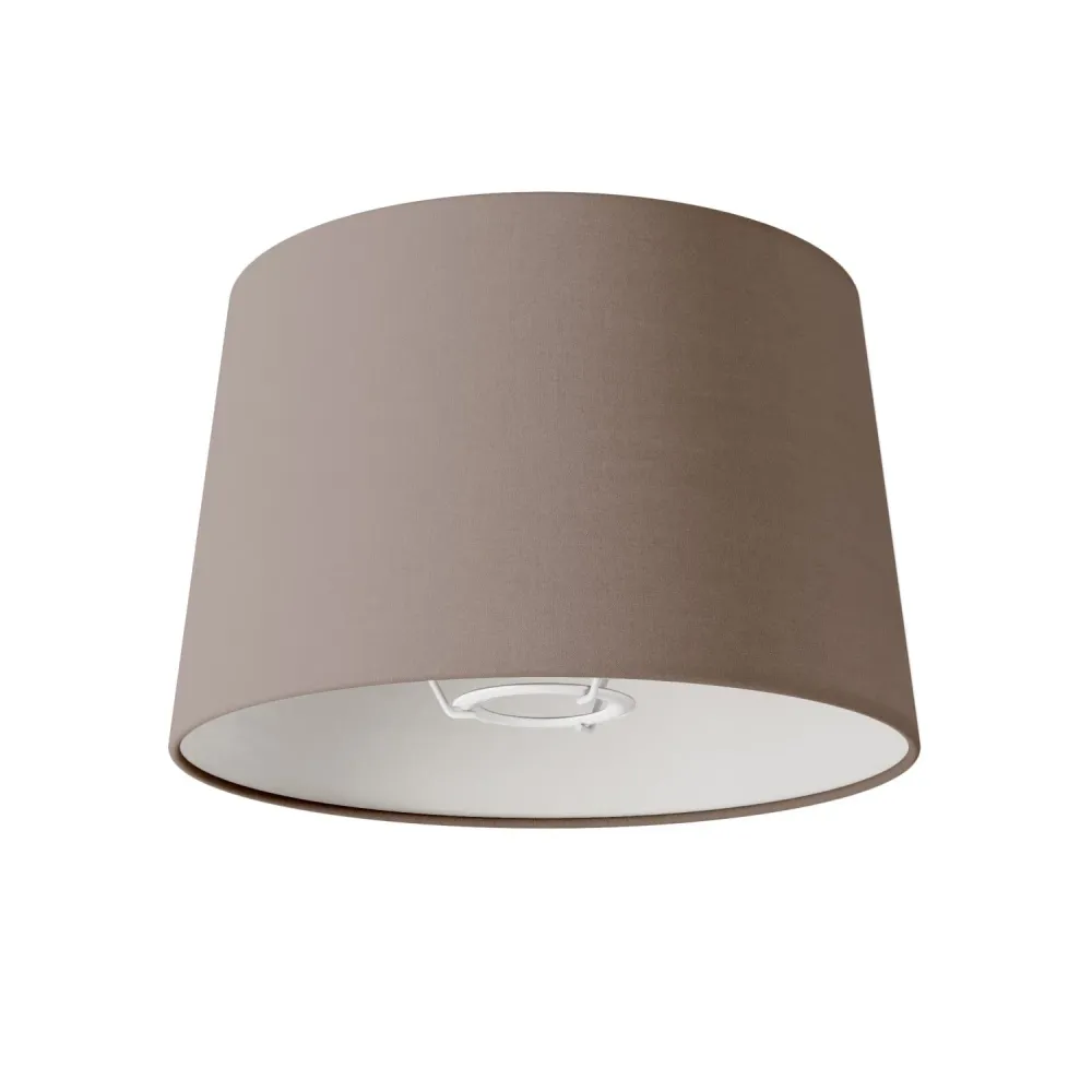 Abat-jour Athena avec douille E27 pour lampe de table ou lampadaire - Fabriqué en France - Arenal Cendre