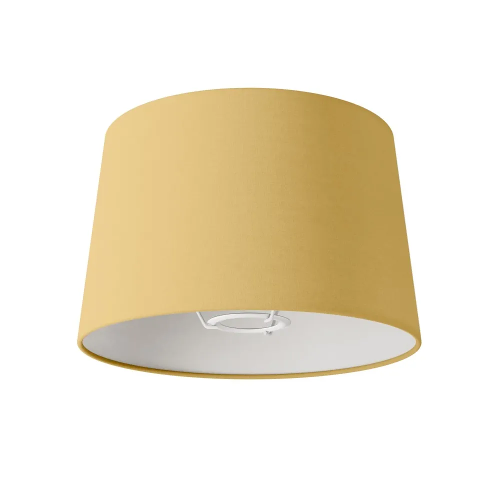 Abat-jour Athena avec douille E27 pour lampe de table ou sur pied - Fabriqué en Italie - Arenal Or