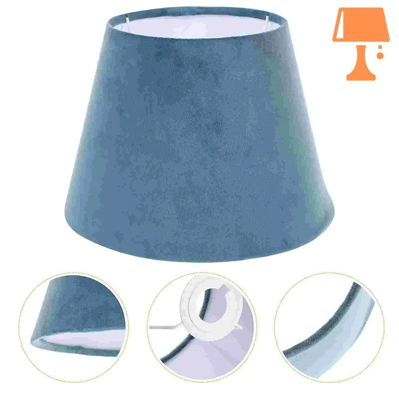 Abat-Jour Bleu Marine Pour Lampe de Chevet