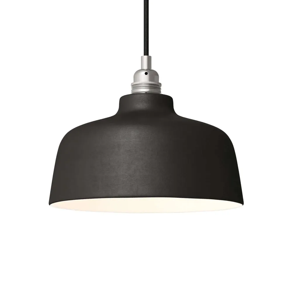 Abat-jour Coupe en céramique, collection Materia - Made Italy - Ardoise