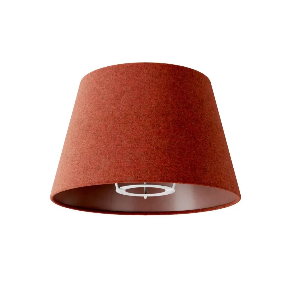 Abat-jour Empire S avec douille E27 pour lampe à poser ou applique - Fabriqué en Italie - Laine Homard