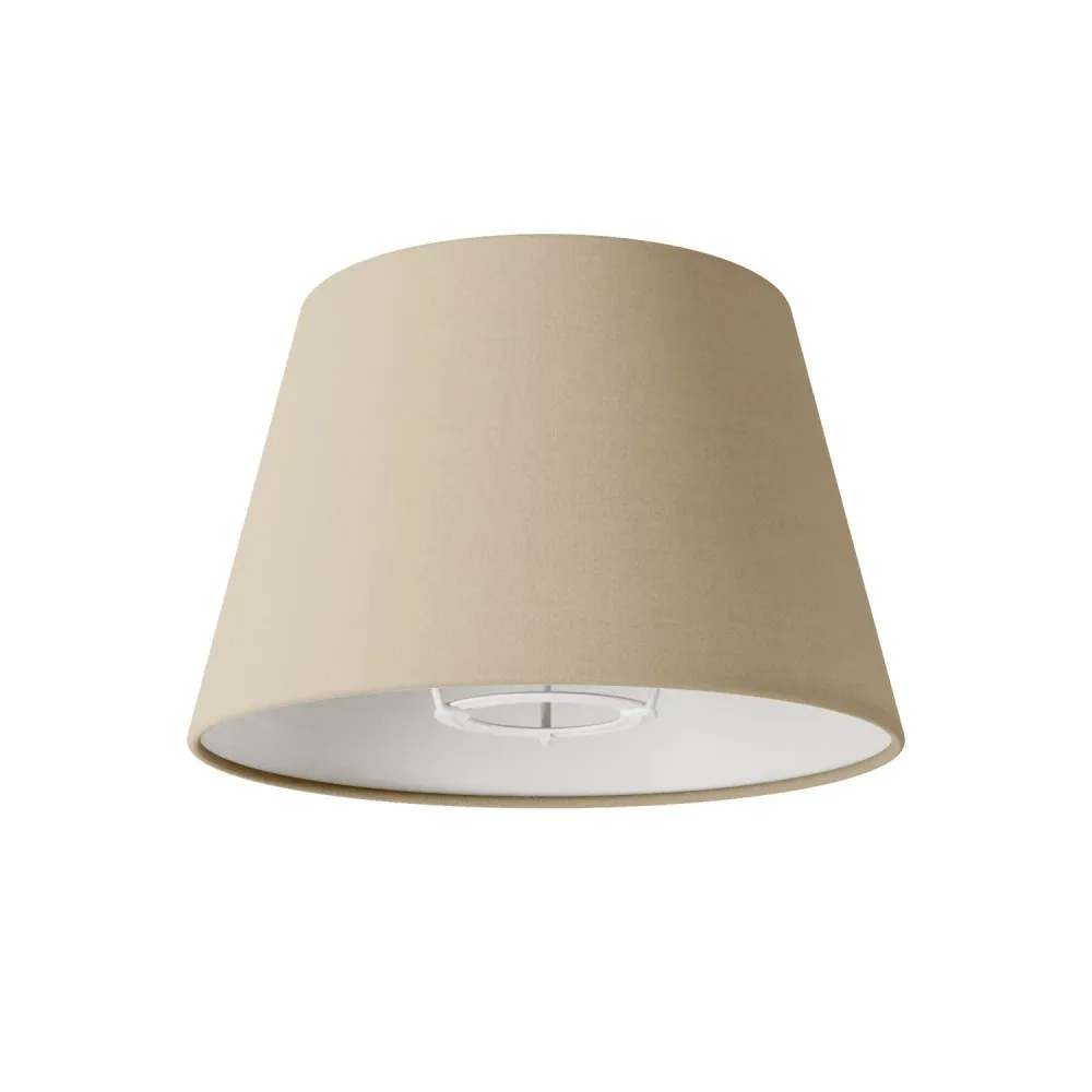 Abat-jour Empire S avec douille E27 pour lampe de table ou applique - Fabriqué en Italie - Arenal Taupe