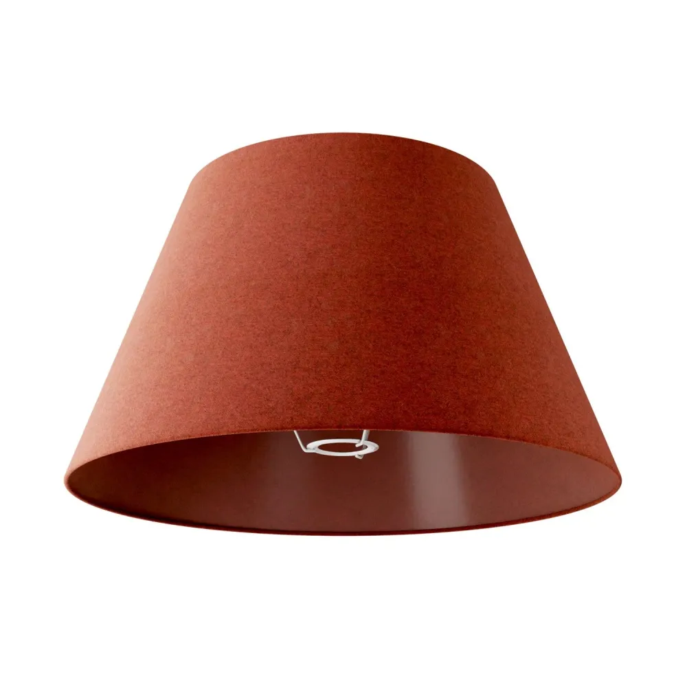 Abat-jour Empire L pour lampe de table ou applique avec douille E27 - Fabriqué en Italie - Laine Homard