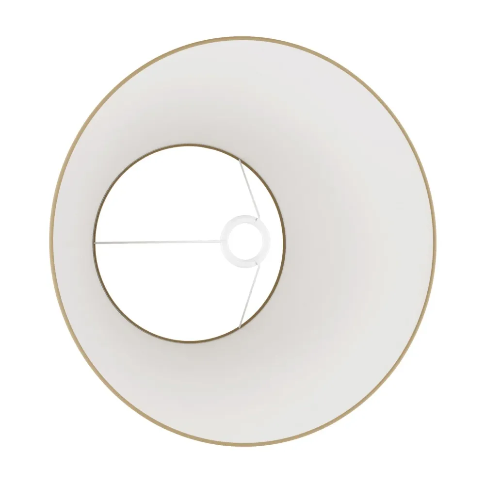 Abat-jour Empire L pour lampe de table ou applique avec douille E27 - Fabriqué en Italie - Jute Naturelle