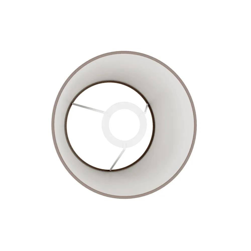 Abat-jour Impero S avec douille E27 pour lampe de table ou applique - Fabriqué en Italie - Arenal Cendre