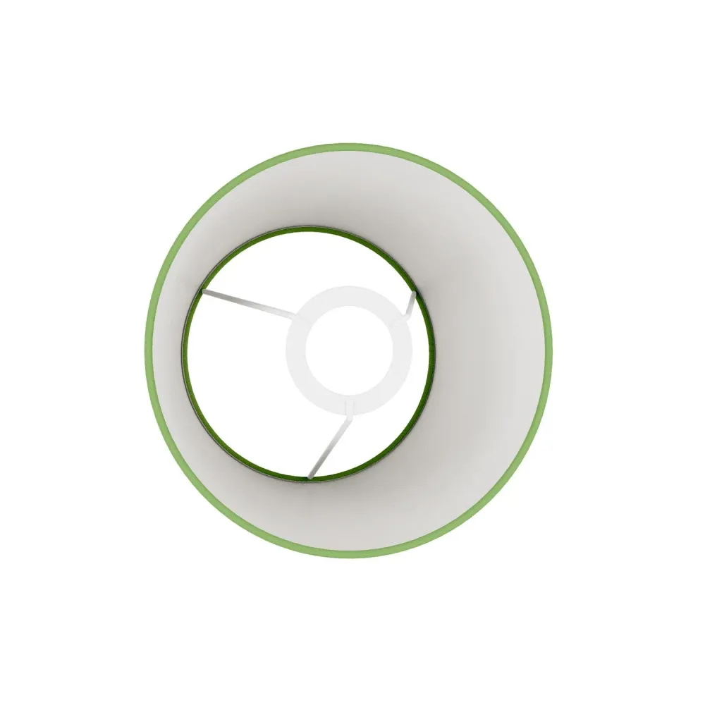 Abat-jour Impero S avec douille E27 pour lampe de table ou applique - Fabriqué en Italie - Cinette Vert Pistache