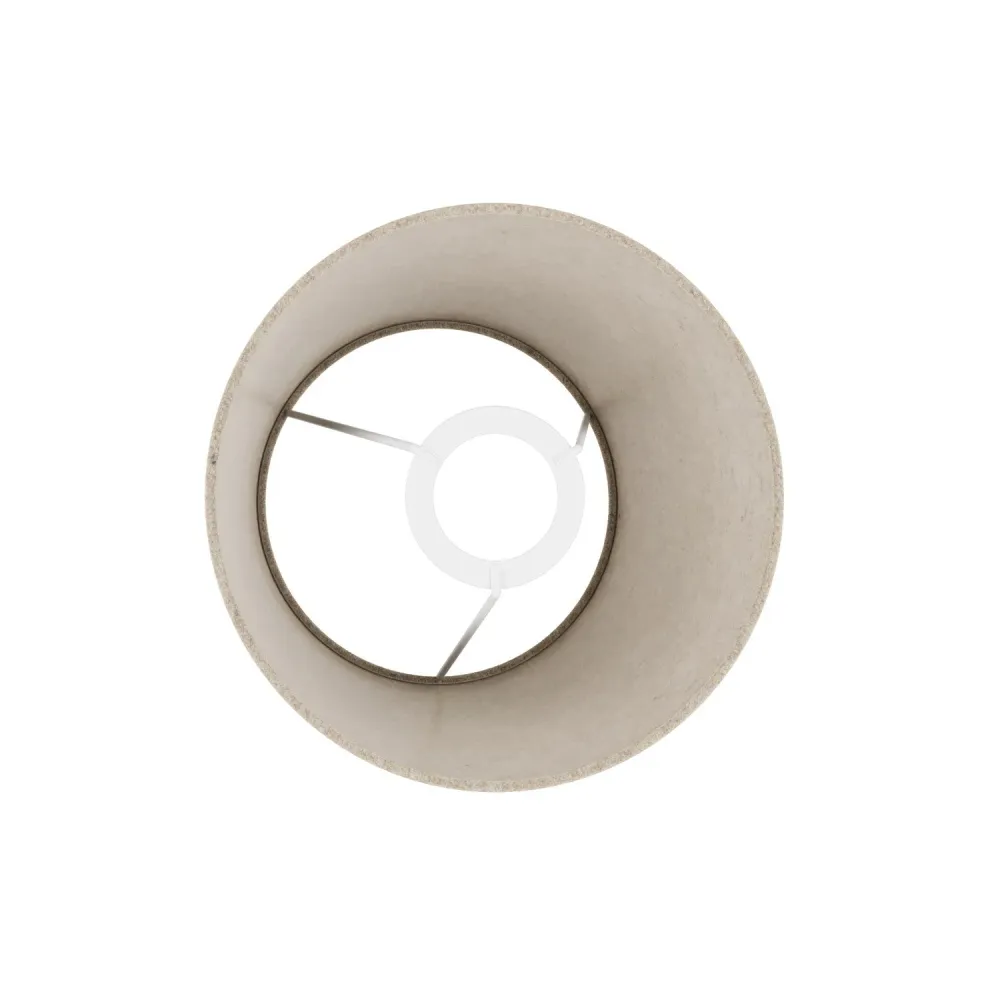 Abat-jour Impero S avec douille E27 pour lampe de table ou applique - Fabriqué en Italie - Laine Beige