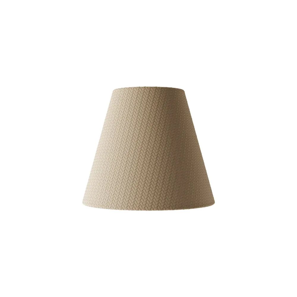 Abat-jour Impero d’extérieur en PVC Bernice taupe avec douille E27 - Made Italy