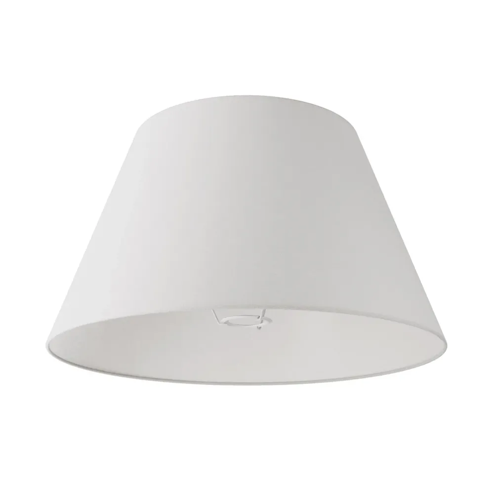 Abat-jour Impero L pour lampe de table ou applique avec douille E27 - Fabriqué en Italie - Lin Brut