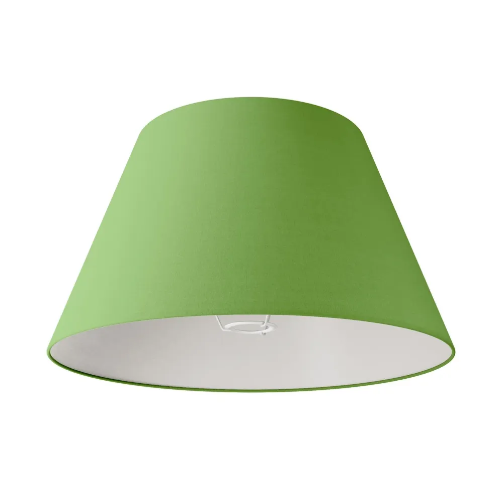 Abat-jour Impero L pour lampe de table ou applique murale avec douille E27 - Fabriqué en Italie - Cinette Vert Pistache