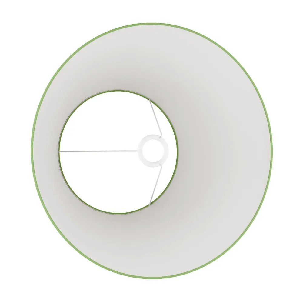 Abat-jour Impero L pour lampe de table ou applique murale avec douille E27 - Fabriqué en Italie - Cinette Vert Pistache