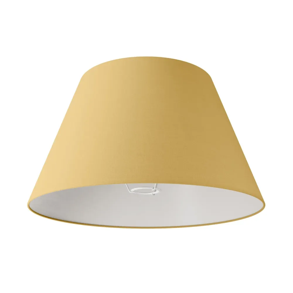 Abat-jour Impero L pour lampe de table ou applique avec douille E27 - Fabriqué en France - Arenal Or