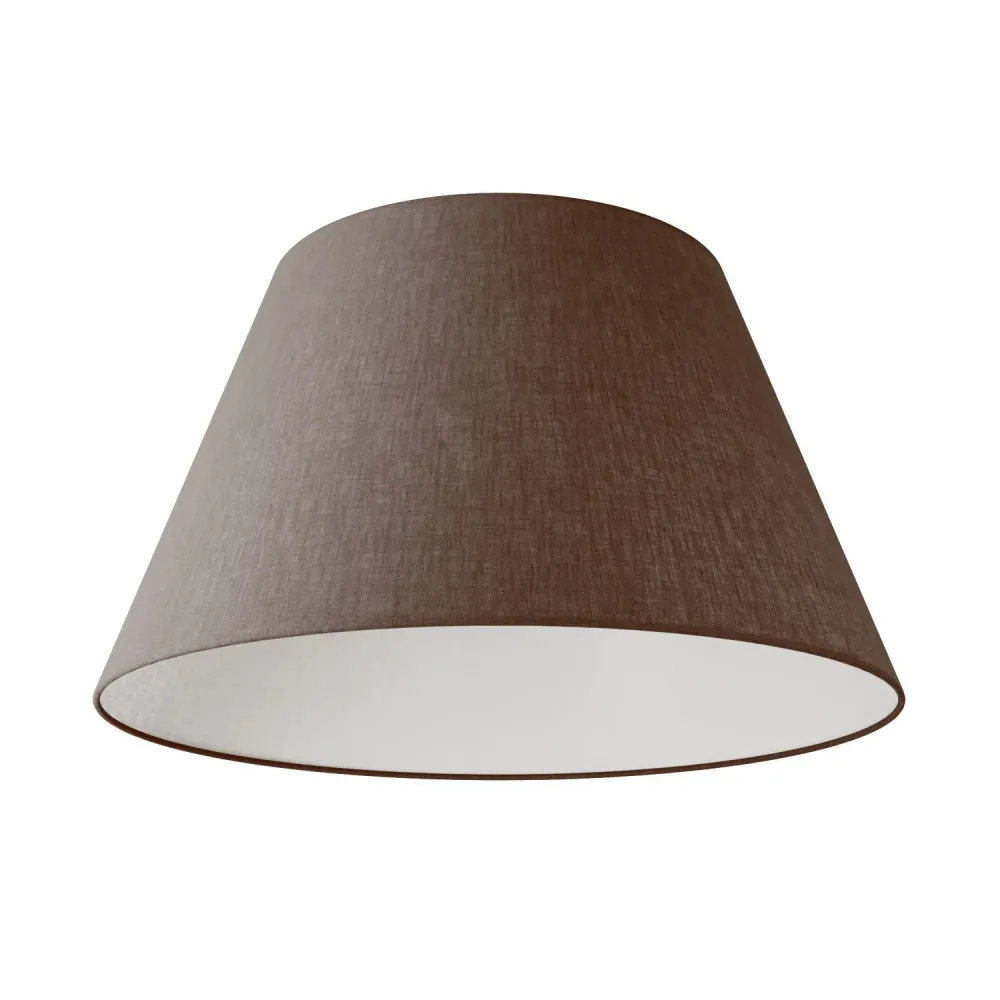 Abat-jour Impero L pour suspension avec douille E27 - Made Italy - Camelot Marron
