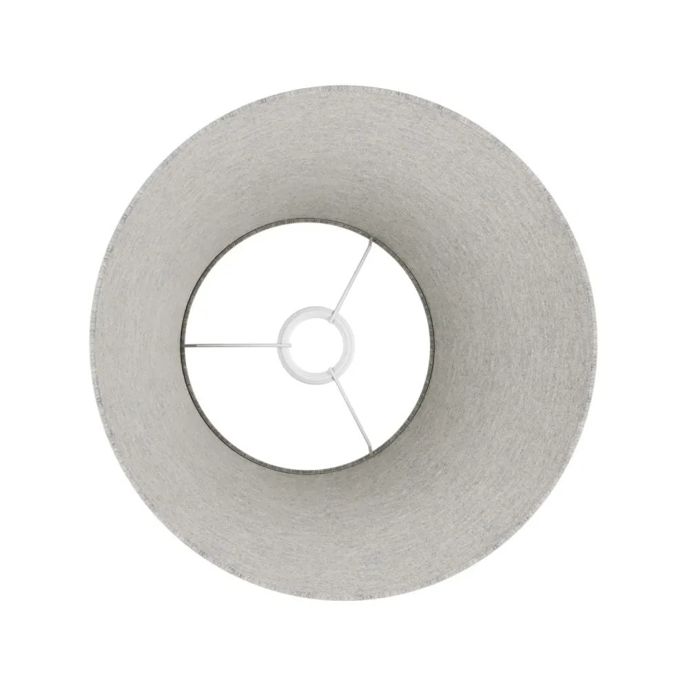 Abat-jour Impero M pour suspension avec douille E27 - Fabriqué en Italie - Laine Gris Clair