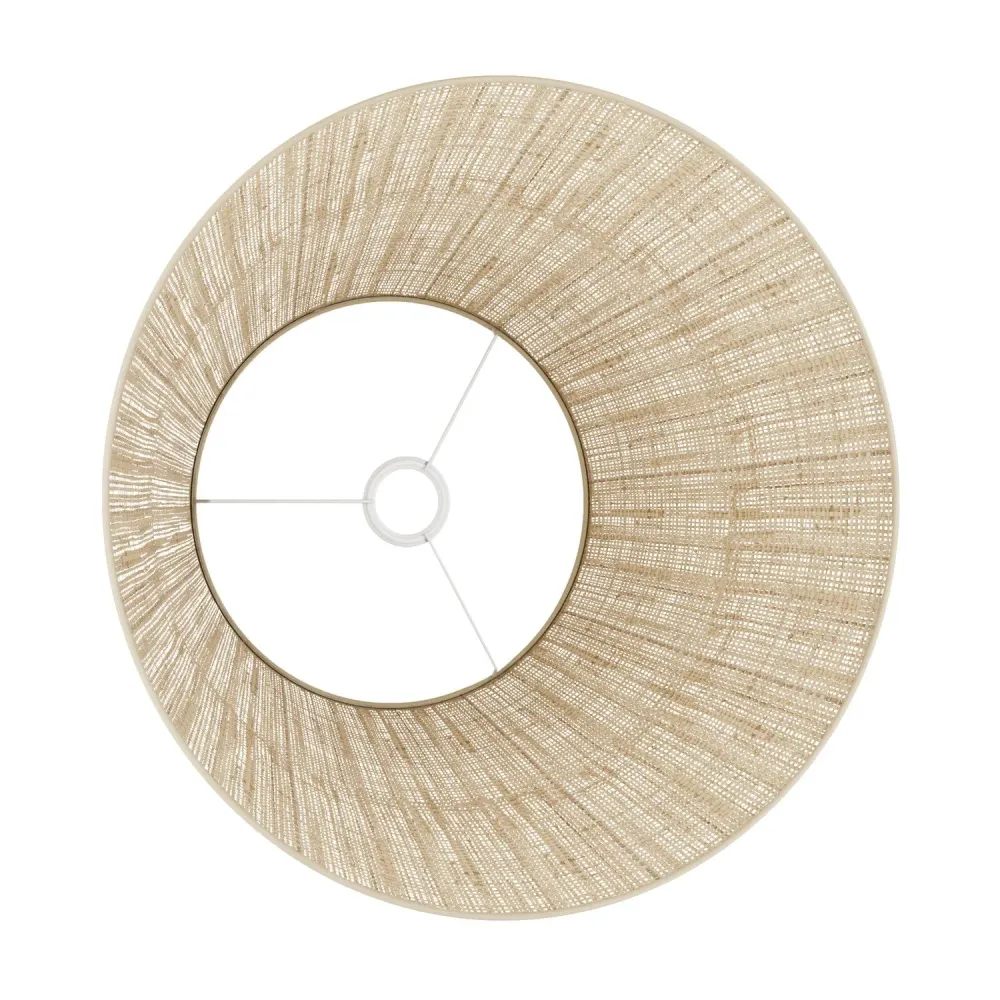 Abat-jour Impero L pour suspension avec douille E27 - Made Italy - Raphia