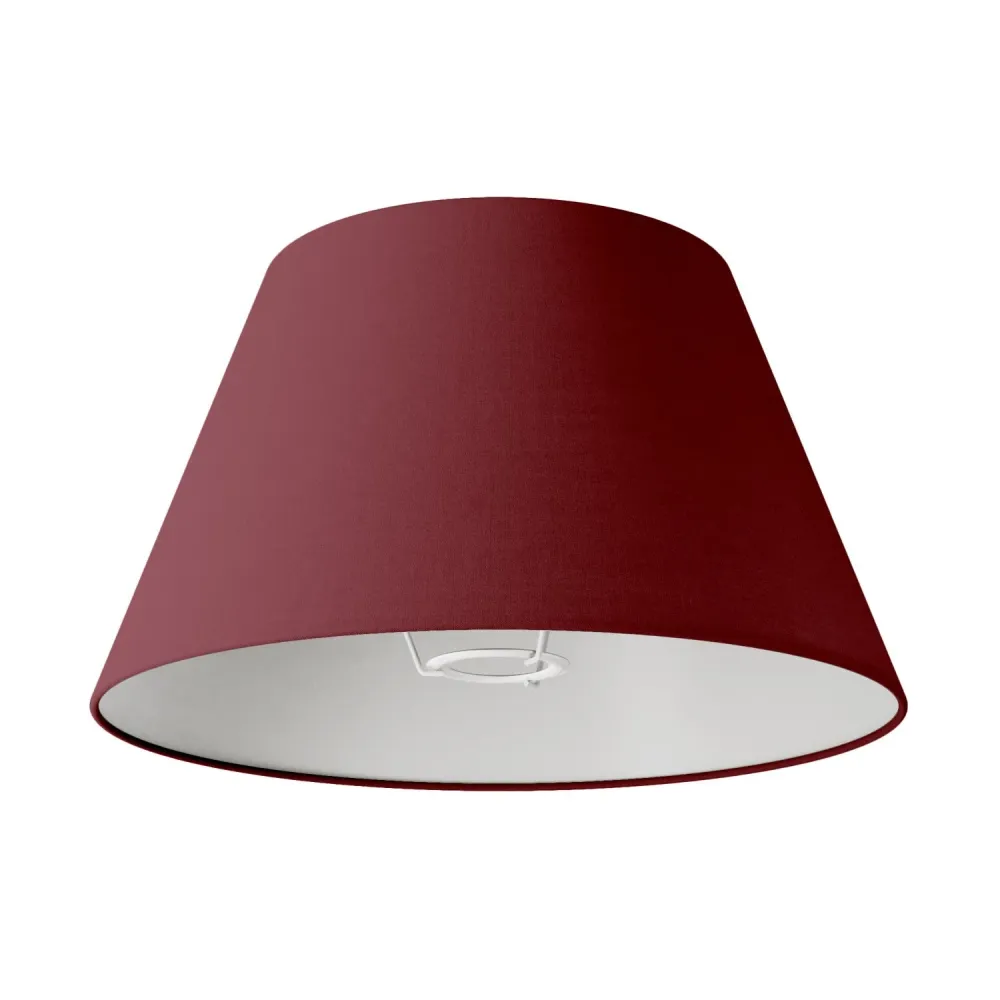 Abat-jour Impero M en tissu pour lampadaire avec douille E27 - Fabriqué en Italie - Arenal Bordeaux