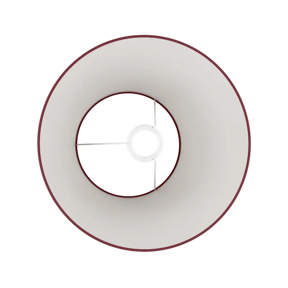 Abat-jour Impero M en tissu pour lampadaire avec douille E27 - Fabriqué en Italie - Arenal Bordeaux