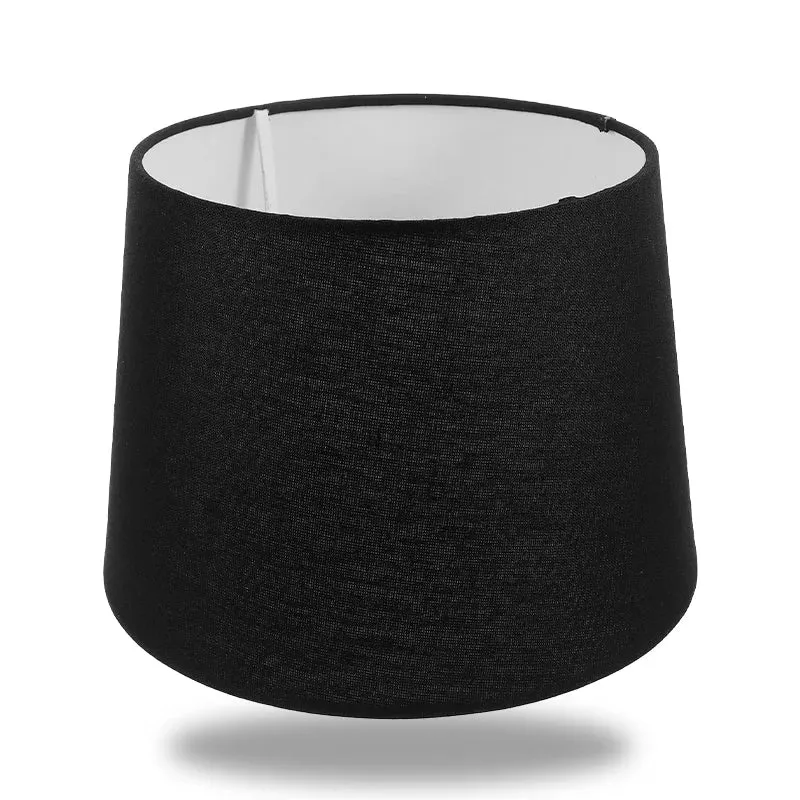 Abat-Jour Rond Noir