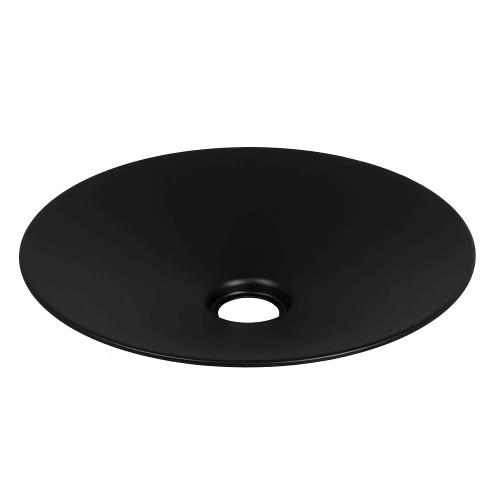 Abat-jour Swing en métal émaillé pour Douille E27 - Noir intérieur Noir