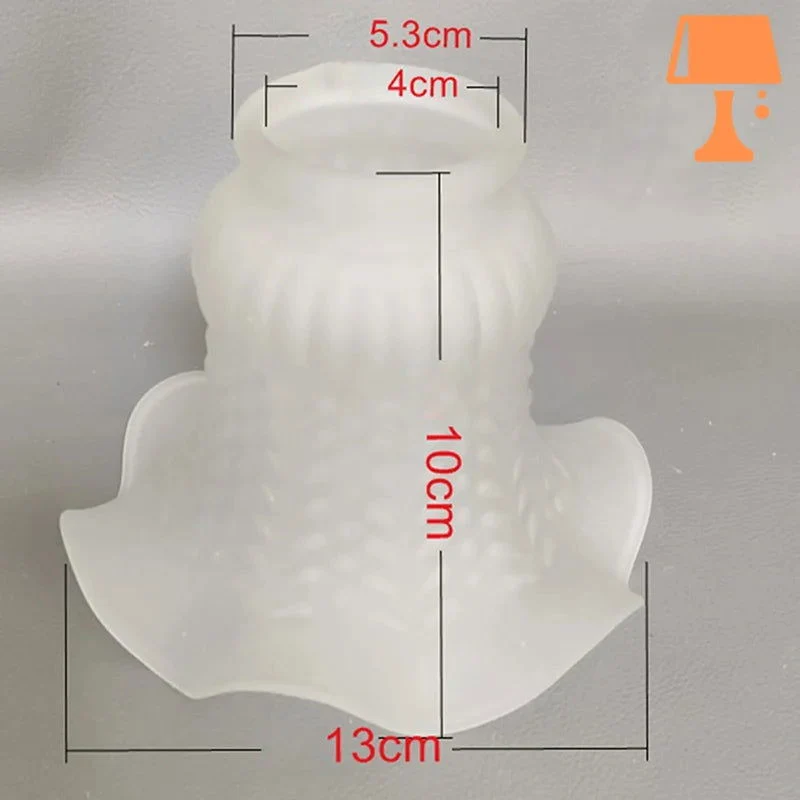 Abat-Jour Verre Lampe de Chevet